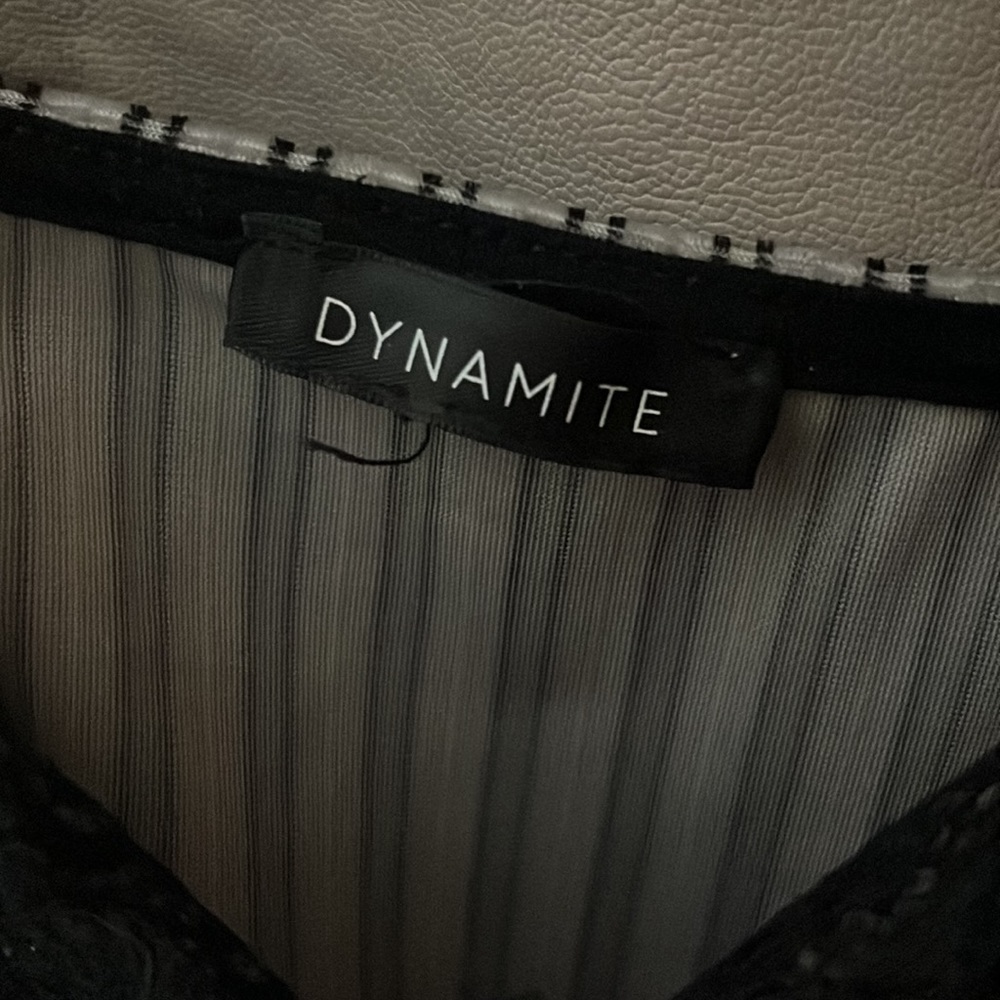 Dynamite Tank Top with Lace Neckline - Size S - Picture 4 of 4